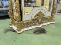 Prêt à expédier : Vitrine d'angle vintage pour whisky et vin, en stock, pour salon, bar à domicile, présentoir à liqueurs, meuble de rangement pour vins
