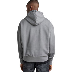2025 gros hommes sweat à capuche surdimensionné bleu ciel léger coton Polyester mélange pull décontracté pour un usage quotidien basiques sweats à capuche - Product Image 2