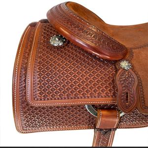 Silla de Montar Inglesa Antigua, 100% Cuero Premium Cómodo, Silla de Montar Occidental Resistente - Shyam WS 72 de Alta Calidad - Product Image 3