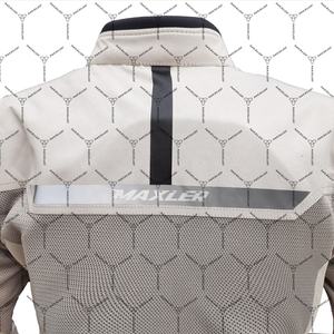 Veste de moto légère avec protection certifiée CE de niveau 2, veste d'équitation courte en textile imperméable et respirant - Product Image 4