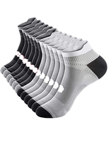 Chaussettes de course à compression anti-bactériennes à séchage rapide pour hommes et femmes, 2/4/6 paires, coupe basse, soutien de la cheville, lavables en machine, Bangladesh