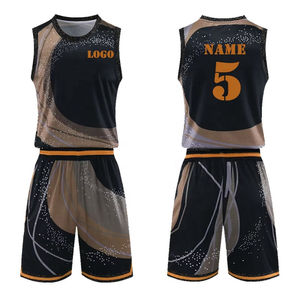 Équipes de basket-ball uniforme Sport maillot entièrement personnalisé hommes vêtements de basket-ball ensembles grande taille respirant séchage rapide - Product Image 2