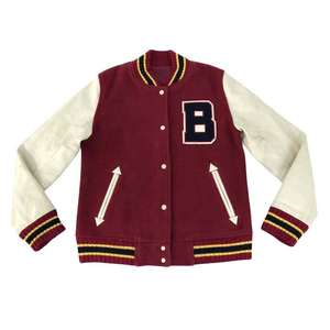 Vestes de baseball en laine et cuir sur mesure unisexes, vestes de baseball en chenille vierges pour hommes, vestes de baseball universitaires pour vêtements de sport pour adultes - Product Image 3