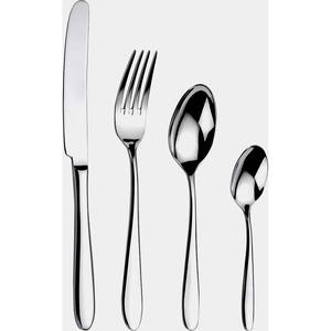 Juego de cubiertos pulidos plateados de acero inoxidable, juego de mango de diseño de bambú de madera de estilo occidental de alta calidad para el hogar, bodas, hoteles - Product Image 6