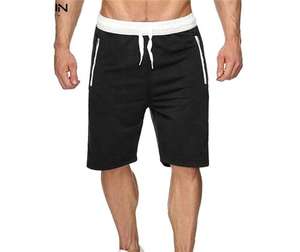 Pantalones cortos de gimnasio para hombre personalizados Pantalones cortos deportivos para correr con logotipo personalizado Estilo sólido Ropa deportiva informal - Product Image 1