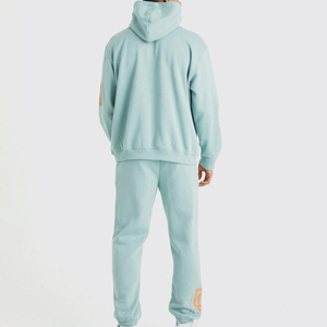 2025 Custom Made Hooded Casual Men's Tracksuit Breathable Printed Jogging Set Winter OEM Service Customized Design Sweat Suit - Product Image 4