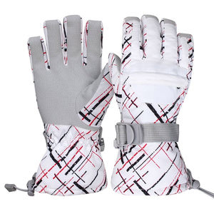 Fournisseur direct d'usine, gants de ski et de snowboard sur mesure de haute qualité, chauds, respirants, en cuir, compatibles avec les écrans tactiles, pour l'hiver - Product Image 1