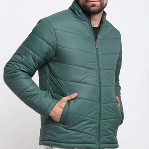 2025 <b>Top</b> Selling Custom Design <b>Men's</b> Hooded Winter Puffer Jacket Canvas Fabric Front Logo High Quality - Product Image 4