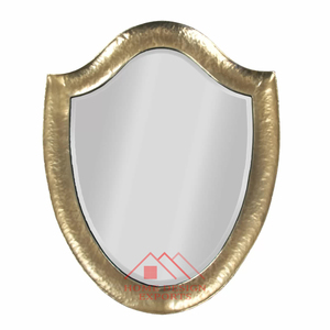 กระจกแขวนผนังกรอบหญ้าข้าวสาลีสีทองกระจกแขวนผนังสำหรับห้องนั่งเล่นตกแต่งบ้านรูปดวงอาทิตย์กระจกแขวนผนังดีไซน์ล่าสุด - Product Image 6