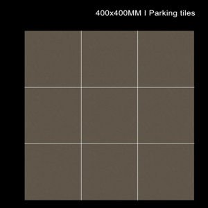 กระเบื้องปูพื้นภายนอกเกรดสำหรับที่จอดรถ ขนาด 40x40 ซม. 400x400 มม. 16x16 นิ้ว ผิวด้าน ฐานแข็งแรง สำหรับปูพื้นภายนอก - Product Image 1