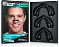 Kit de Démarrage Dilatateur Nasal Portable en Silicone à Ventouse avec Technologie de Vacuum 15g 3 Tailles pour le Sommeil, les Voyages et l'Utilisation au Bureau