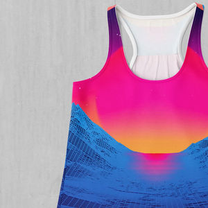 Camiseta sin mangas con estampado de sublimación personalizada para mujer, chaleco de gimnasio, ropa deportiva de cuello redondo, camisetas sin mangas para correr, OEM - Product Image 6
