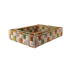 Cesta rectangular a cuadros para algas marinas, bandeja imprescindible para almacenamiento de artículos pequeños, cesta de cocina de calidad de exportación desde Vietnam - Product Image 5