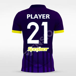 Maillots de football personnalisés pour hommes, en jersey classique 100 % polyester, respirants et à séchage rapide, de haute qualité, design France, vente en gros - Product Image 4