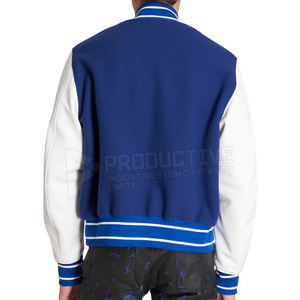 Veste en toile imperméable et écologique pour homme, coupe ajustée, style Letterman, avec col montant, nouvelle arrivée au Pakistan, parmi les plus vendues - Product Image 5