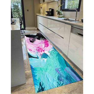 Tapis aux couleurs vives et aux motifs de pincettes, tapis moderne imprimé en 3D, facile à nettoyer, décoration de bureau, avec poils doux - Product Image 4