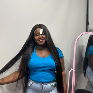 Vente en gros de cheveux vierges Remy bruts 13x4 4x4 perruque transparente avant en dentelle paquets de cheveux en dentelle suisse avec fermeture en dentelle - Product Image 1