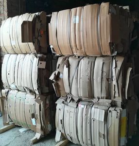 Papel Reciclado de Primera Calidad, Cartón Marrón Recubierto OCC 11 y 12 y Papel Periódico en Paquetes para Reciclaje - Product Image 6