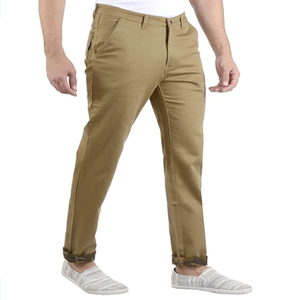 Pantalones Casuales Ligeros de Lona de Algodón para Hombre, Precio de Fábrica, 100% Tejido de Punto, Producto en Oferta, Hecho en Bangladesh, Verano Invierno - Product Image 1