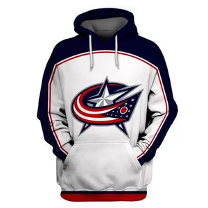 Sweat à capuche de hockey 100% polyester personnalisé pour hommes, vêtements d'hiver à motif solide avec impression par sublimation, vêtements de hockey bon marché pour jeunes - Product Image 6