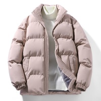 Veste matelassée en coton à manches longues, col montant épais, doudoune, hauts d'hiver, manteau court, mode coréenne