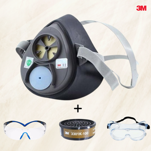 3200 Demi-masque respiratoire réutilisable AS/NZS 1716 TPE Matériau Filtre remplaçable Couches personnalisées Pollution Fumée lourde - Product Image 2