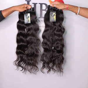 ผมตรงดิบที่ยังไม่ได้ผ่านกระบวนการขายผมมนุษย์หยิกบราซิลผมแท้สีดำธรรมชาติ - Product Image 1