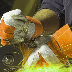 Gants de sécurité de travail en cuir de vache véritable de haute qualité d'usine OEM anti-coupures et EPI antidérapant pour le jardinage d'hiver Travaux généraux - Product Image 6