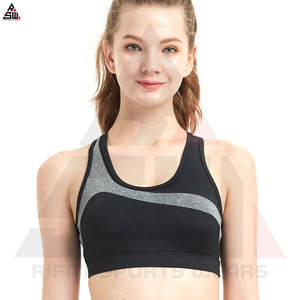 Top vente femmes Yoga Sport soutien-gorge de haute qualité Logo personnalisé avant Sublimation respirant soutien moyen Spandex/Nylon - Product Image 5