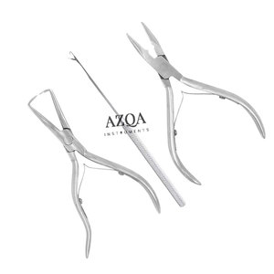 Flat Shape Stainless Steel <b>Hair</b> <b>Extension</b> Pliers Multi Function <b>Hair</b> Styling Tool Private Label <b>Hair</b> <b>Extension</b> Tools - Product Image 4