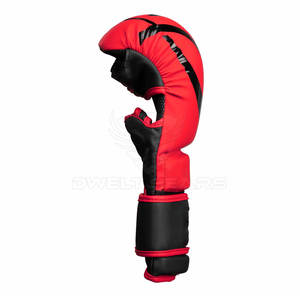 ออกแบบโลโก้ของคุณเองบนถุงมือ MMA หนัง PU ระบายอากาศได้ดีและป้องกันอย่างมีประสิทธิภาพ ปรับขนาดได้ - Product Image 6