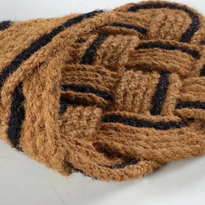 Tapis de porte en fibre de coco noir et naturel paillasson d'entrée paillasson extérieur en fibre de coco - Product Image 4