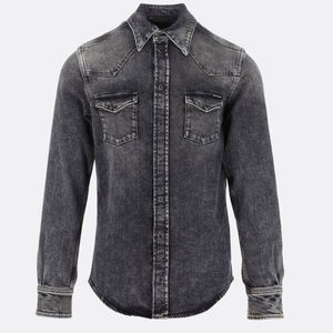 Chaqueta de Cuero y Lona para Hombre, Estilo Urbano, Cuello Alto, Diseño Frontal con Logotipo Personalizado Vintage, Transpirable - Product Image 1