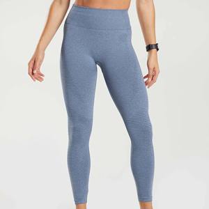 Women's Plus Size Casual Fitness Lift <b>Tight</b> Breathable Solid <b>Color</b> Fitted Leggings with Logo on Waist Haus Industries - Product Image 2