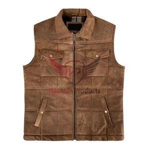 Chaleco vaquero de primera calidad para jóvenes-Chaleco vaquero para hombres recién llegado de suministro de fábrica-Chaleco vaquero moderno y elegante para hombres - Product Image 1