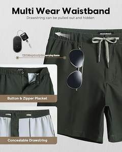 Shorts de sport pour hommes les plus vendus, shorts Adi-da-s, shorts à séchage rapide, shorts couleur pierre - Product Image 3