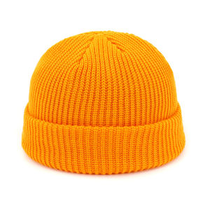 Gorro de Punto Cálido de Invierno al por Mayor, Unisex, con Logotipo Personalizado, Patrón Sólido, Acrílico, Color Personalizado, Gorro de Punto para Adultos al por Mayor - Product Image 1