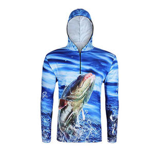 Oem Offre Spéciale personnalisé de haute qualité chasse vêtements de pêche impression anti uv hoodies de pêche professionnel maillots de pêche - Product Image 2