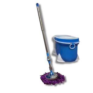 ชุดถังไม้ถูพื้นไม้ถูพื้นพร้อมด้ามจับหมุนได้360องศารูปทรงสี่เหลี่ยมผืนผ้าไม้ถูพื้นน้ำสะอาดใช้งานง่าย - Product Image 6