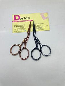 Haute qualité professionnel petit ciseaux en acier inoxydable noir Plasma or Rose cigogne broderie lame tranchante meilleur ciseaux à coudre - Product Image 4