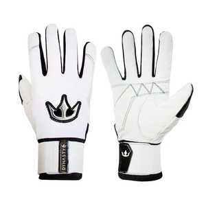 Guantes de bateo de béisbol de cuero personalizados Pro Grip, ligero y duradero para hombres, mujeres, tallas para jóvenes - Product Image 1