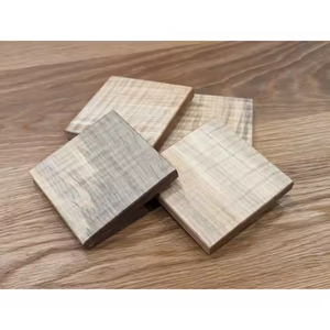 Dessous de verre en bois exclusif Dessous de verre à café en bois de haute qualité Matériau gratuit Bois naturel Ustensiles de cuisine à café Sous-verres - Product Image 4