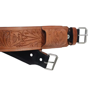 Accessoire de vêtement équestre en cuir de qualité supérieure personnalisable pour l'équitation occidentale - Product Image 1