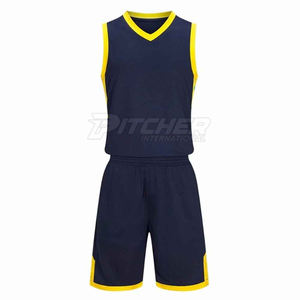 Ensemble d'uniformes de basket-ball personnalisés pour adultes, taille plus, tissu doux et respirant, maillot et short pour l'entraînement - Product Image 1