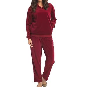 Chándal de Terciopelo Sólido para Hombre, Personalizado con Logotipo, Color Verde, en Oferta en Pakistán - Product Image 2