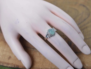 แหวนหมั้นทำมือเงินแท้925เบาะกว้างตัด Chalcedony รูปไข่ตัดพื้นผิวเครื่องประดับที่ดีสำหรับงานแต่งงานวันเกิด - Product Image 4