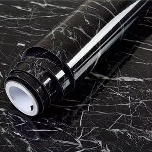 Hot Popular Marble Look Peel and Stick Autoadhesivo Decorativo PVC Vinilo Papel de pared Película de papel tapiz <span class=keywords><strong>para</strong></span> gabinetes de <span class=keywords><strong>puertas</strong></span> - Product Image 6