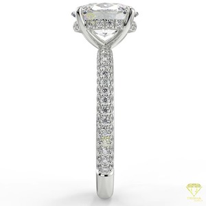 El mejor proveedor Moissanite Anillo de compromiso Solitario Diseño clásico Joyería nupcial de plata esterlina para propuesta Regalo de boda - Product Image 2