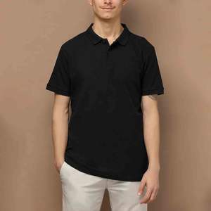 Camiseta de manga corta para hombre de alta calidad, diseño sólido, Jersey hecho a medida, tela, logotipo, bordado, estampado, Golf, venta al por mayor - Product Image 6