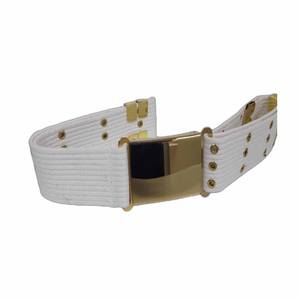 Ceinture de cérémonie extérieure en toile personnalisée en usine avec boucle en métal réglable pour hommes - Product Image 2